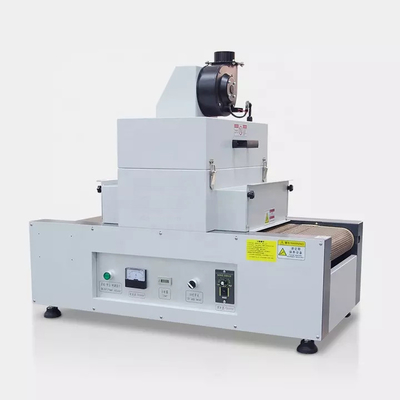ছোট ডেস্কটপ 2KW UV কিউরিং মেশিন ড্রায়ার 300MM বেল্ট সেল ফোন কেসে ব্যবহৃত হয়